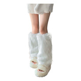 40cm Fuzzy Leg Warmers Stacking Socks