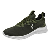 Tenis Casual Charly 1086187 Color Olivo Para Hombre Tx6