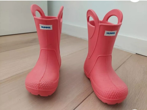 Humms Botas Lluvia, Largo Plantilla 15,5cm. Impecable!!!