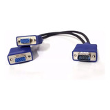 Cabo Y Duplicador 1 Vga X 2 Vga Ligue Seu Pc Em 2 Monitores