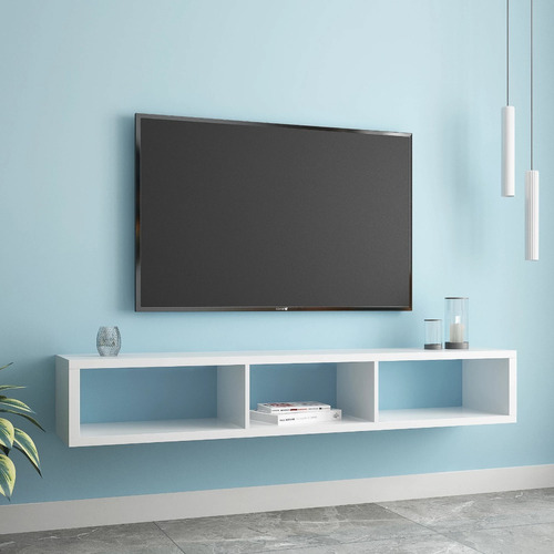 Mueble Para Tv Flotante 120 Básico Minimalista Moderno