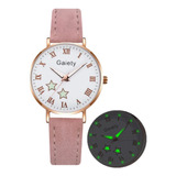 Gaiety-reloj De Pulsera De Cuero Para Mujer De Moda