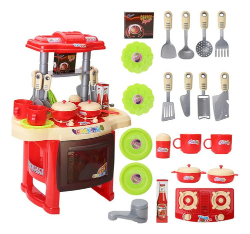 Juego De Cocina Para Niños Musical 31 Piezas