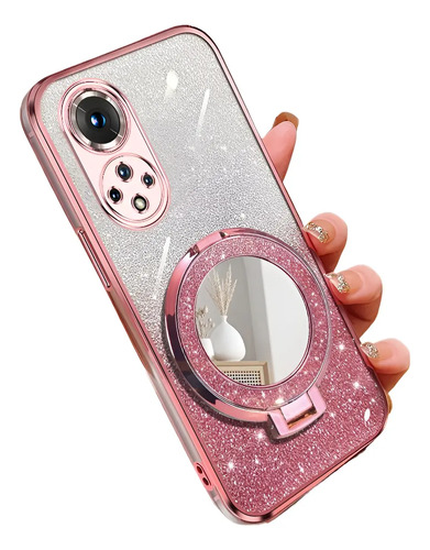 Brillo Funda Para Huawei Nova 9\u002Fhonor 50, +espejo Soporte | MercadoLibre