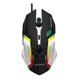 Mouse Gaming Aoas K100 Usb - Preciso Y Ergonómico Para Juego