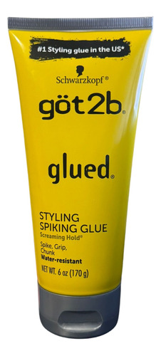 Got 2b Glued Styling Spiking Glue 170g Gel Cabello Schwarzko