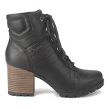 Bota Coturno Dakota Feminina Salto Medio Bloco Confortavel