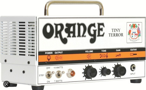 Orange Tiny Terror 15 Watts De Tubos 