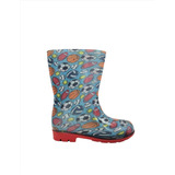 Bota Impermeable Para Lluvia Kids Top Moda 8231 Pelotas