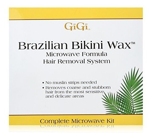 Gigi Cera Brasileña Del Bikini Microondas Kit, 16 Onzas