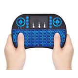 Teclado Mini Inalambrico Iluminado Rgb Recargabable Brobotix