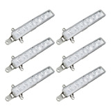 Faros De Circulación Diurna Para Coche, 6 Luces Led, 6000 K,