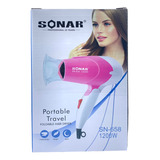 Secadora De Cabello Viajera Mini Sonar Portátil Viaje