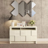 Balcão Buffet Design 3d 1,25m Off White 100% Mdf