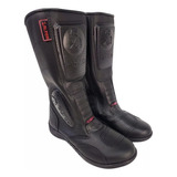 Botas De Cuero C/ Proteccion Alter Joy Mujer Moto El Rutero 