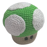 Hongo Toad Verde Amigurumi