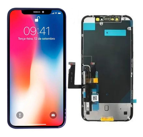 Tela Touch Display Compatível iPhone XR Vivid + Película