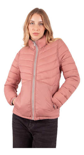 Campera Mujer Reversible Inflada Abrigada Camperon Nueva 