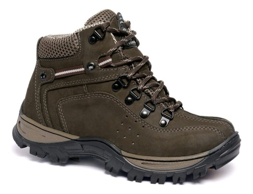 Bota Adventure Feminina Trilha Couro Legítimo Palmilha Gel