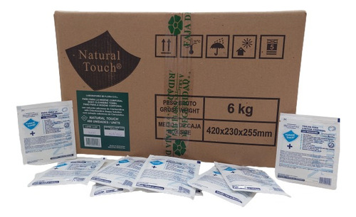 Paño Natural Touch Solución Jabonosa Manzanilla Caja X 400