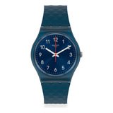 Reloj Swatch Bluenel De Silicona Azul Gn271