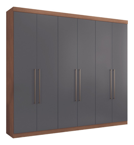 Closet Imaginare 6 Puertas Jatoba Grafito