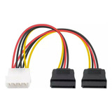 Adaptador Sata X Molex Ide 1x Molex P/2x Sata Pc Hd Ssd Dvd