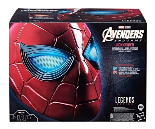Iron Spiderman Marvel Legends Series Casco Electrónico