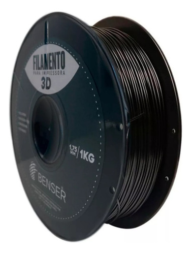 Filamento Pet-g 1,75 Mm 1kg - Preto (black)