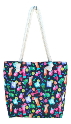 Bolsa Para Playa Con Diseño Daiquir