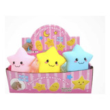 Pack X3 Squishi Estrella Colores Anti Stres