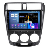 Estéreo 4+64g Para Honda City 2008-2013 Cámara Gps Carplay