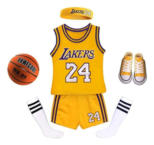 Uniforme De Baloncesto Infantil For Niño, Talla Mediana .