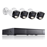 Ezfix Sistema De Camara De Seguridad 4k Poe Nvr Al Aire Libr