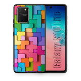 Funda Galaxy S10 Lite Tetris De Colores Tpu Uso Rudo