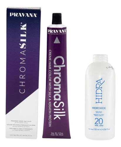 Tinte Pravana Chromasilk 90 Ml Con Revelador