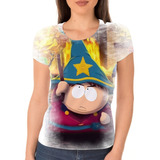Camisa Camiseta Feminina Babylook South Park Cartman Kenny 4