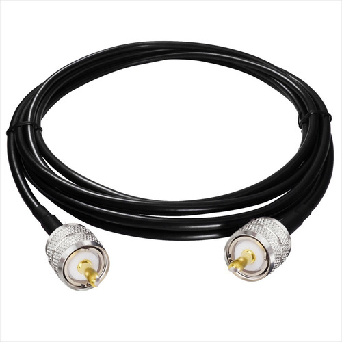 Cable Adaptador 100cm Pigtail Pl-259 A Pl259, Rg58, 50 Ohm