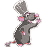 Matriz De Bordado: Remy, De Ratatouille (+ Diseño De Regalo)