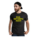 Camiseta Personalizada Foto Estampa Camisa Uniforme Empresa