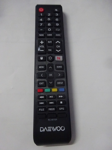 Control Daewoo Tv Rc-801ba