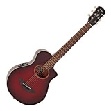 Guitarra Electro-acústica Yamaha Apxt2 Dark Red Burst Gloss