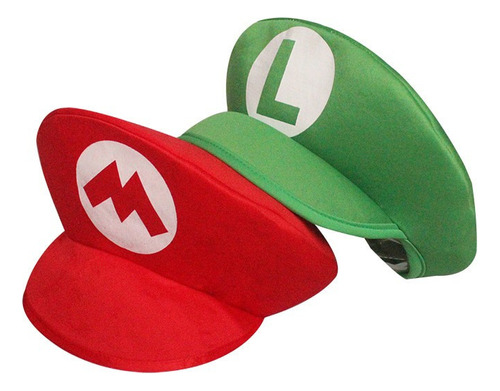 Gorro Mario Luigi Fiesta Cumpleaños Cosplay Somoscotillon