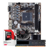 Kit Upgrade Amd Placa Mãe Fm2+ A6 7480 Ram 8gb Ddr3