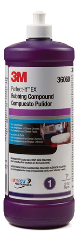 Pulimento Rubing Compound 1 Linea Morada 3m, 36060 946ml