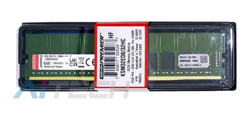 Memória 32gb Ddr4 3200 Udimm Ecc Dell R250 R350 T150 T350