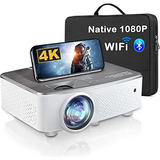 Proyector Wifi  , Proyector De Cine Casa Nativo 1080p H...