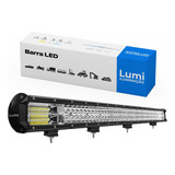 Refletor Holofote Luminaria Farol 432w Barra Cor Da Carcaça Preto Cor Da Luz Branco Frio 12v/60v Bivolt