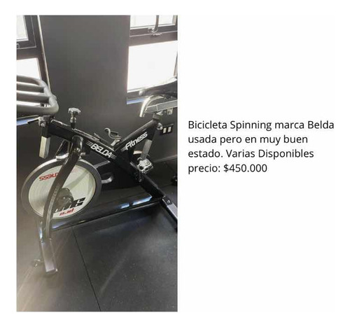 Bicicleta Spinning Marca Belda