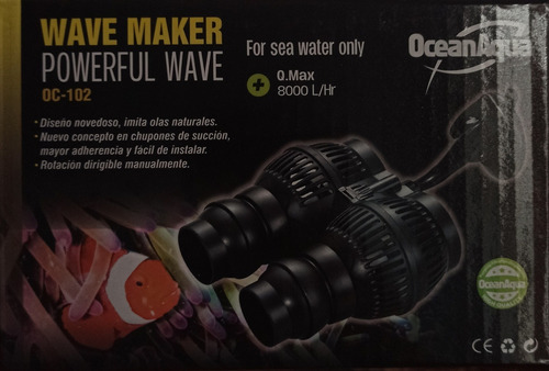 Generador De Olas Oceanaqua Oc-102 P/acuarios De 60-100l Env